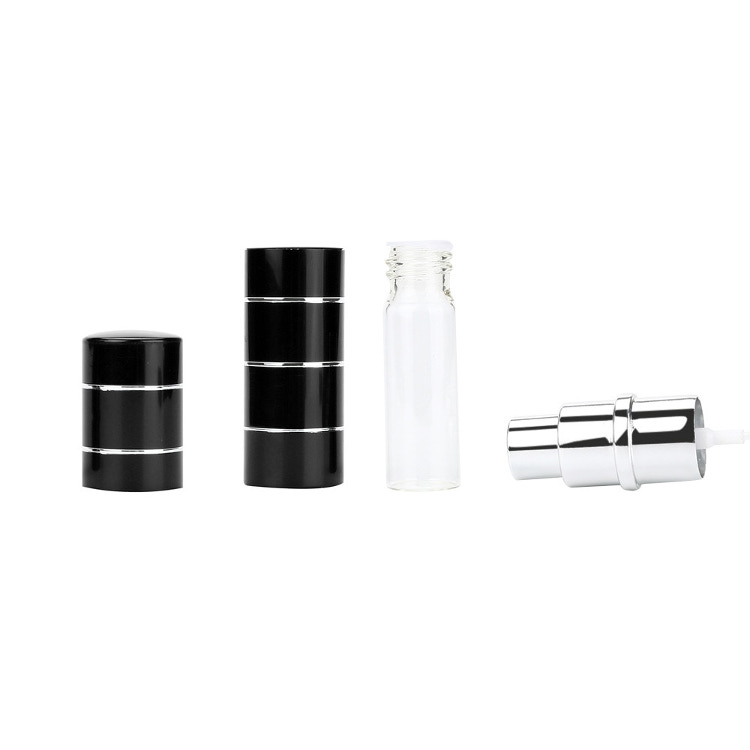 10ml-Alluminum-Refillable-Perfume-Travel-Atomizer-Stripped-Black-Inside